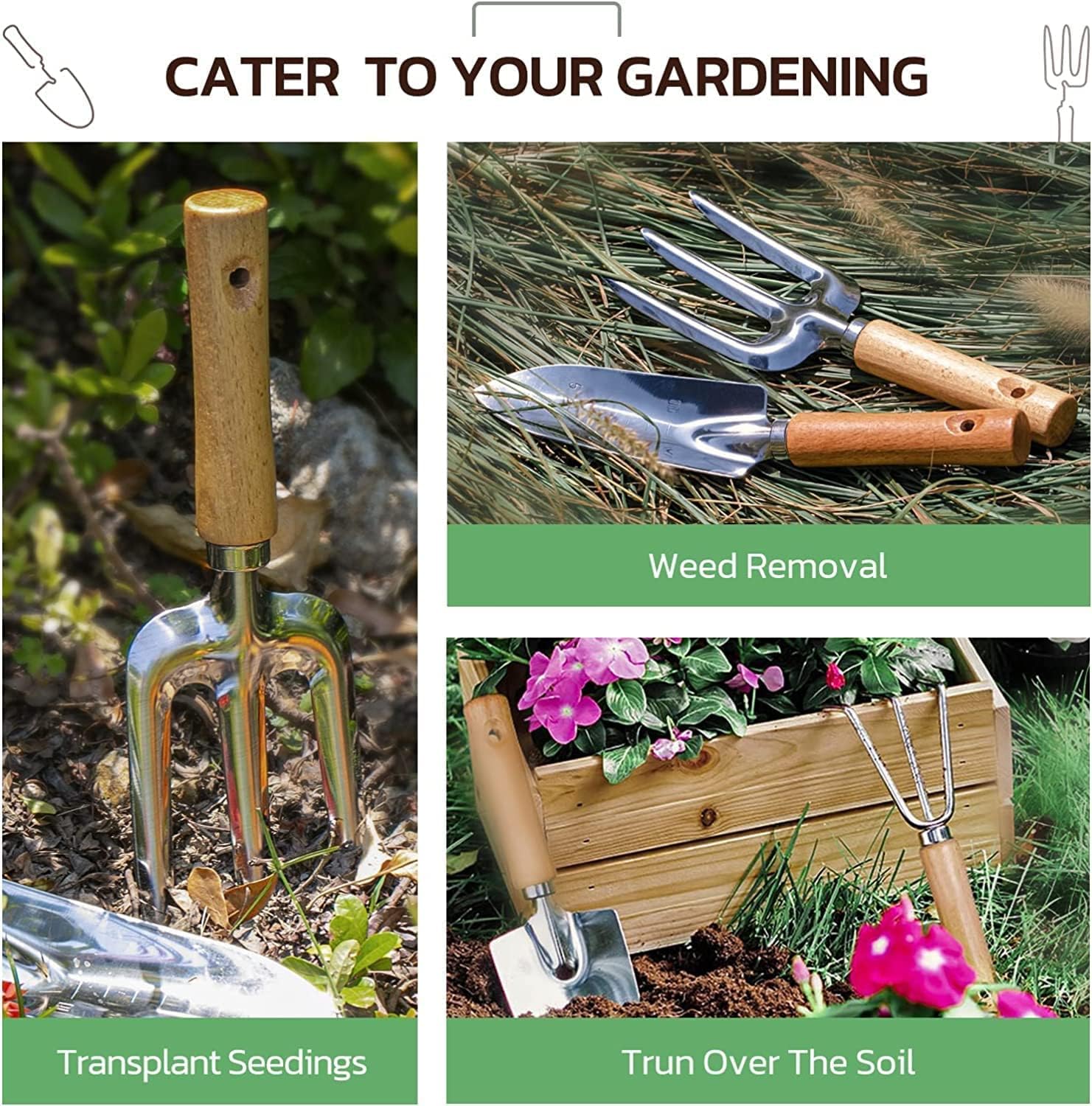 Gardening Tools 9-Piece Heavy Duty Review