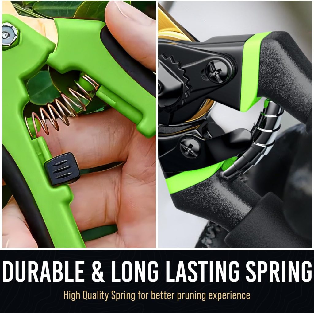 GrowIt 8.5 Professional Titanium Bypass Pruning Shears (T13)- Super Sharp Premium Garden Shears, Pruning Shears For Gardening, Garden Hedge Clippers Handheld Pruners - Garden Scissors Heavy Duty Tool GrowIt 8.5 Professional Titanium Bypass Pruning Shears (T13)- Super Sharp Premium Garden Shears, Pruning Shears For Gardening, Garden Hedge Clippers Handheld Pruners - Garden Scissors Heavy Duty Tool