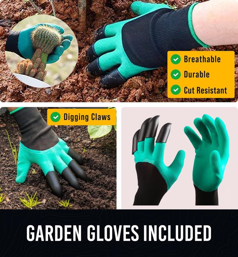 Heavy Duty Garden Tools 22 Pieces Set - Rust Proof, Durable Gardening Supplies - Ergonomic Gardening Hand Tools - Ideal Gardening Gifts for Women Heavy Duty Garden Tools 22 Pieces Set - Rust Proof, Durable Gardening Supplies - Ergonomic Gardening Hand Tools - Ideal Gardening Gifts for Women