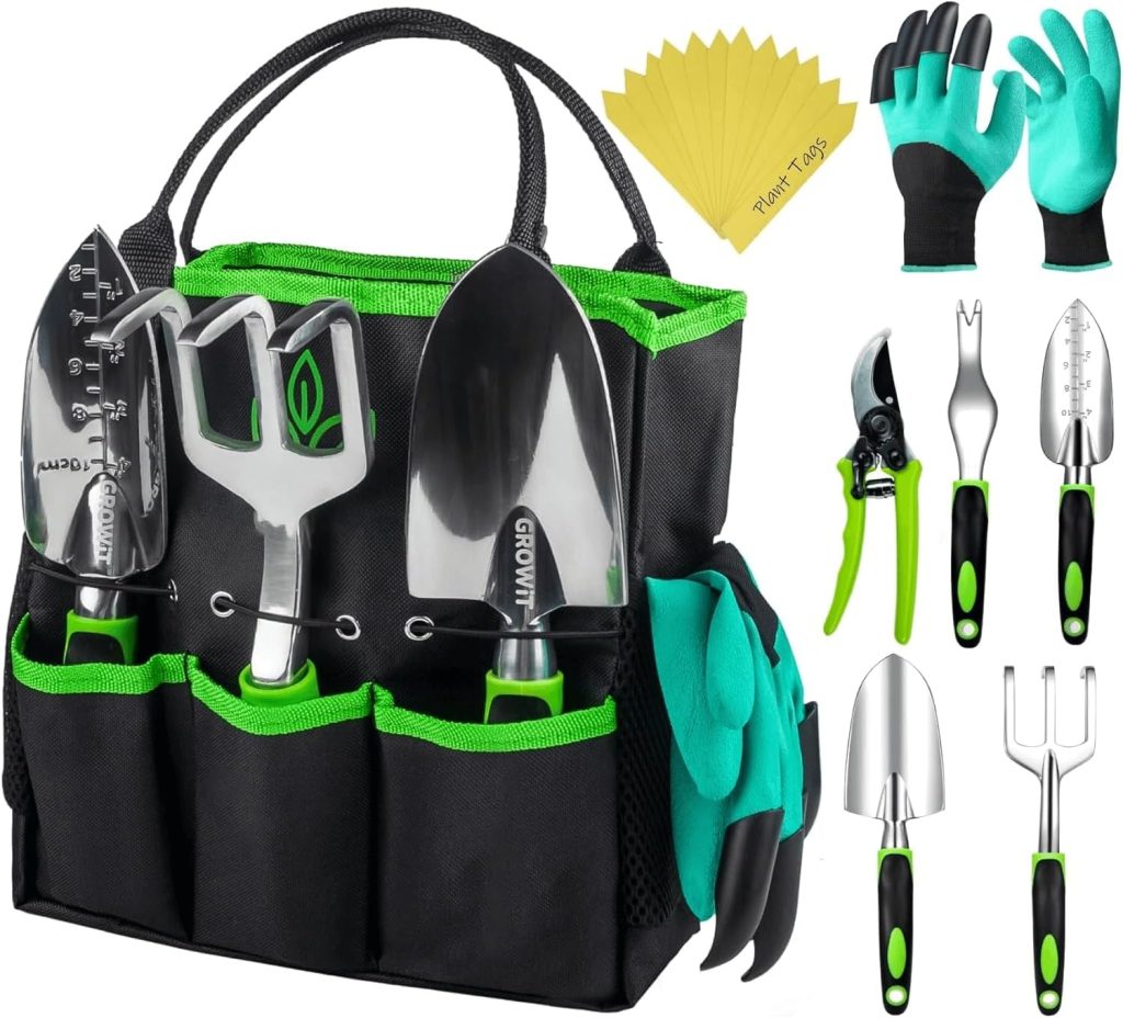 Heavy Duty Garden Tools 22 Pieces Set - Rust Proof, Durable Gardening Supplies - Ergonomic Gardening Hand Tools - Ideal Gardening Gifts for Women Heavy Duty Garden Tools 22 Pieces Set - Rust Proof, Durable Gardening Supplies - Ergonomic Gardening Hand Tools - Ideal Gardening Gifts for Women