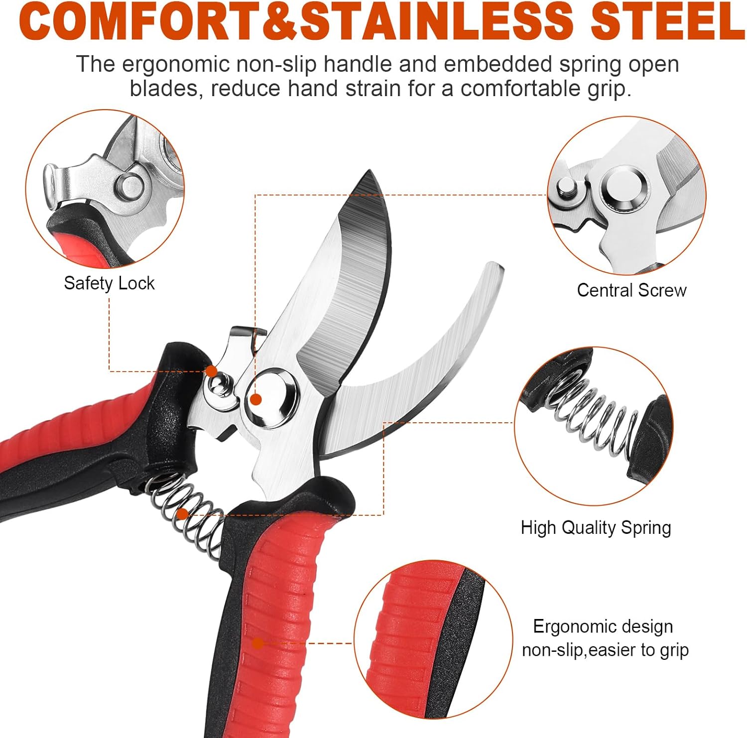 3 Pack Garden Pruning Shears Review
