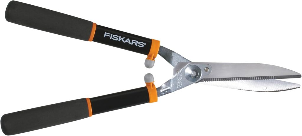 Fiskars Power-Lever Hedge Shears - 25-33 Extendable Handle - Plant Cutting Scissors - Yard and Garden Tools - Orange/Black Fiskars Power-Lever Hedge Shears - 25-33 Extendable Handle - Plant Cutting Scissors - Yard and Garden Tools - Orange/Black