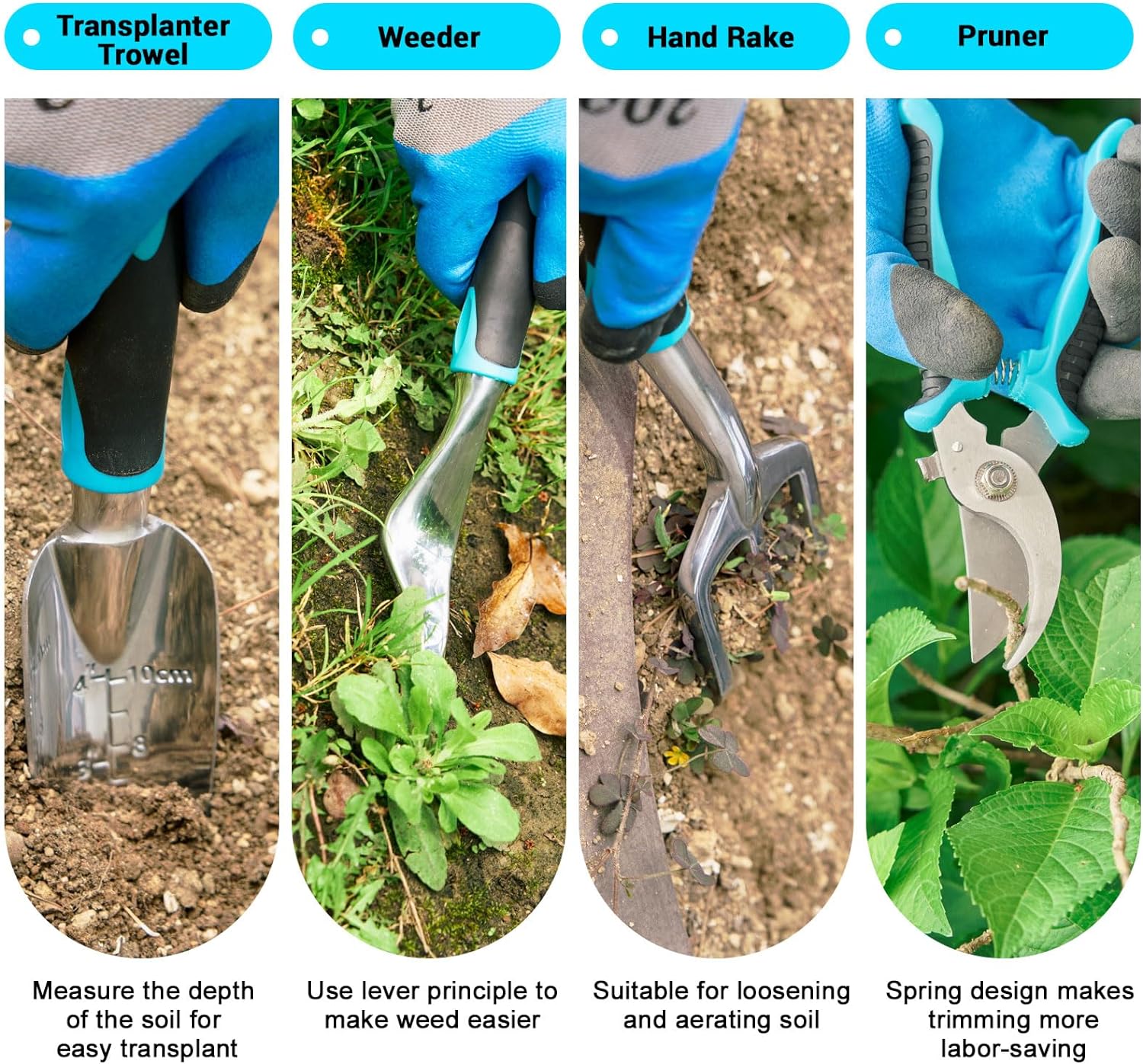 Garden Tool Set with Non Slip Rubber Grip Review