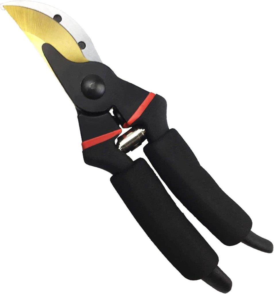 gonicc 8 Professional Premium Titanium Bypass Pruning Shears (GPPS-1003), Hand Pruners, Garden Clippers.