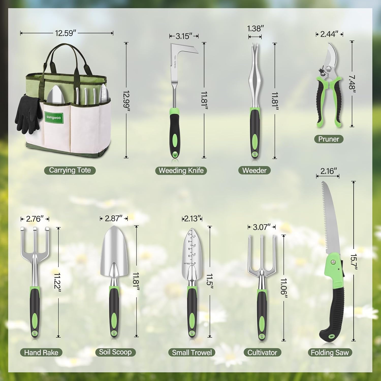 sungwoo Garden Tool Set review